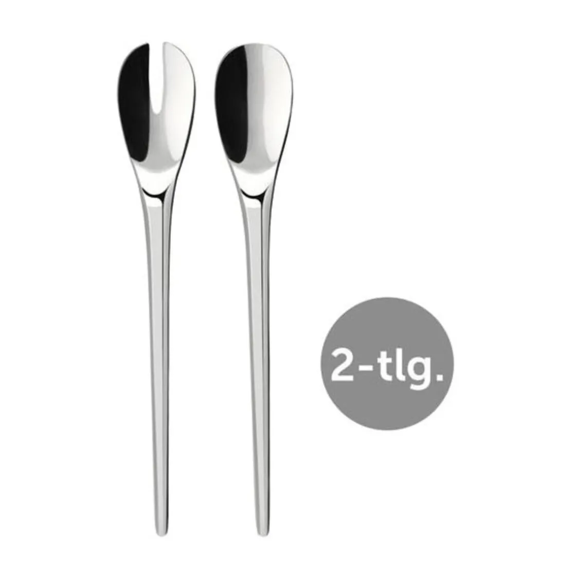 Salatbesteck<Villeroy & Boch Salatbesteck 2-tlg. NewMoon Edelstahl
