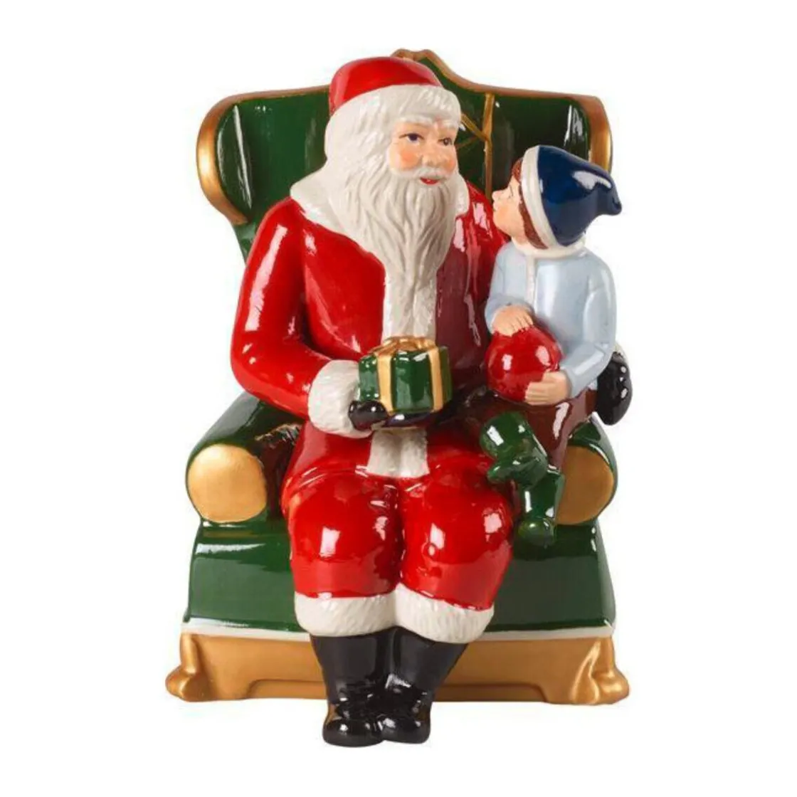 Villeroy & Boch Santa auf Sessel Christmas Toy's