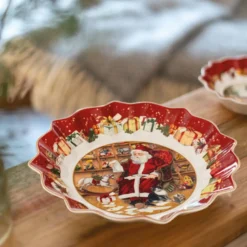 Villeroy & Boch Schale 25 cm Toy’s Fantasy Santa liest Wunschzettel