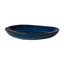 Speiseteller<Villeroy & Boch Schale flach 28x27 cm Lave bleu