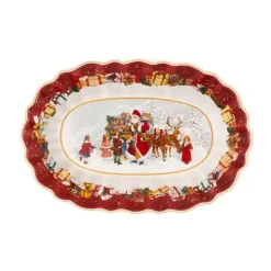 Villeroy & Boch Schale 29x19 cm Toy’s Fantasy Santa und Kinder