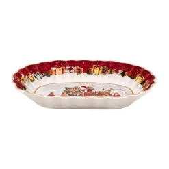 Villeroy & Boch Schale 29x19 cm Toy’s Fantasy Santa und Kinder