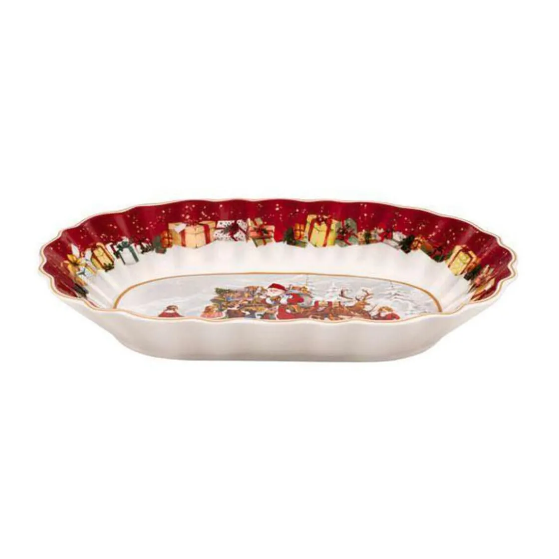 Villeroy & Boch Schale 29x19 cm Toy’s Fantasy Santa und Kinder