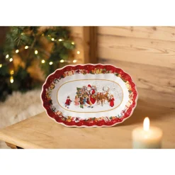 Villeroy & Boch Schale 29x19 cm Toy’s Fantasy Santa und Kinder