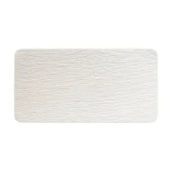 Servierplatten<Villeroy & Boch Servierplatte 35x18 cm Manufacture Rock blanc