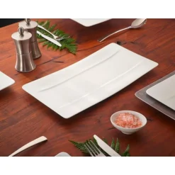 Servierplatten<Villeroy & Boch Servierteller 35 x 18 cm Modern Grace