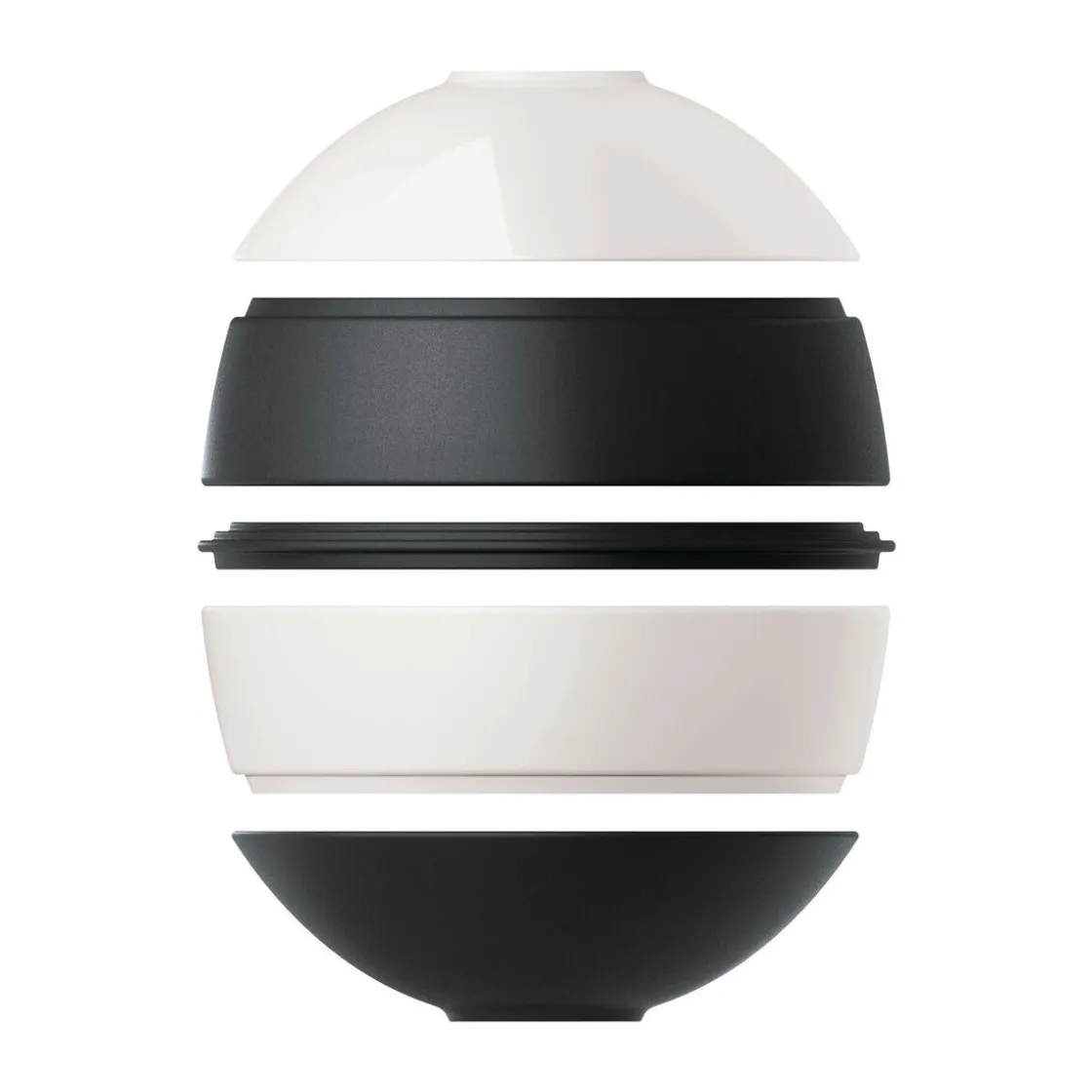 Villeroy & Boch Signature La petite Boule 5-tlg. Iconic Black & White