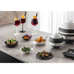 Villeroy & Boch Signature La petite Boule 5-tlg. Iconic Black & White