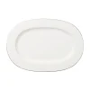 Servierplatten<Villeroy & Boch Signature Platte oval 41cm Anmut Platinum No.1