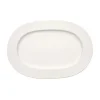 Villeroy & Boch Signature Servierplatte oval 41 cm Anmut weiß