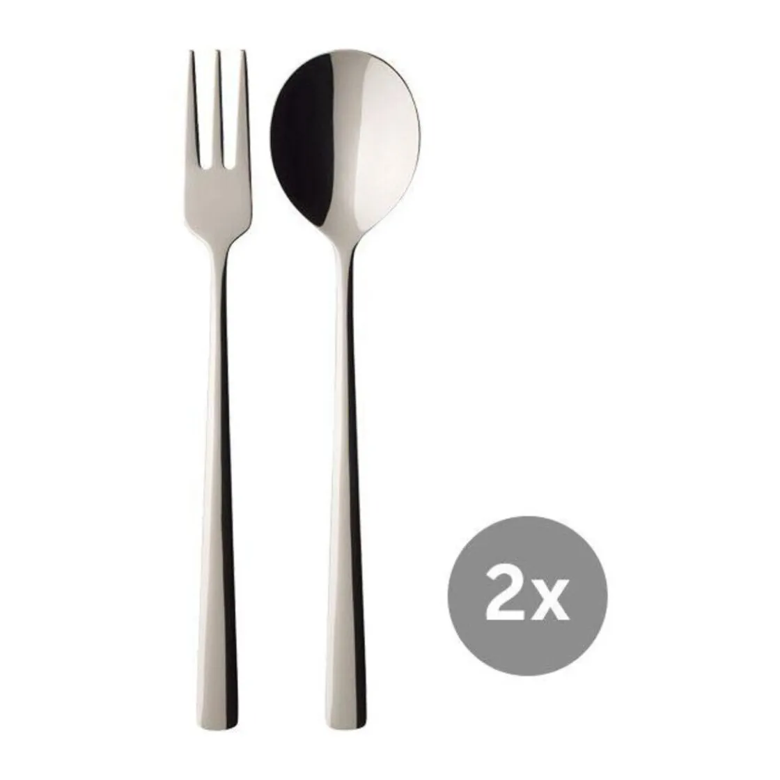 Kochwelt Entdecken<Villeroy & Boch Spaghetti-Besteck-Set 4-tlg. Daily Line Specials Edelstahl