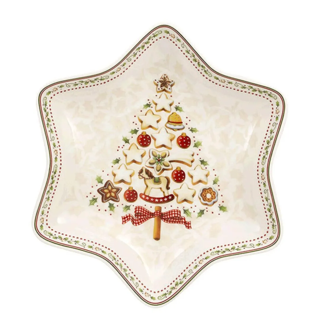 Weihnachten|Weihnachtsgeschirr<Villeroy & Boch Sternschale 27cm mittel Baum Winter Bakery Delight Neue Form 2016