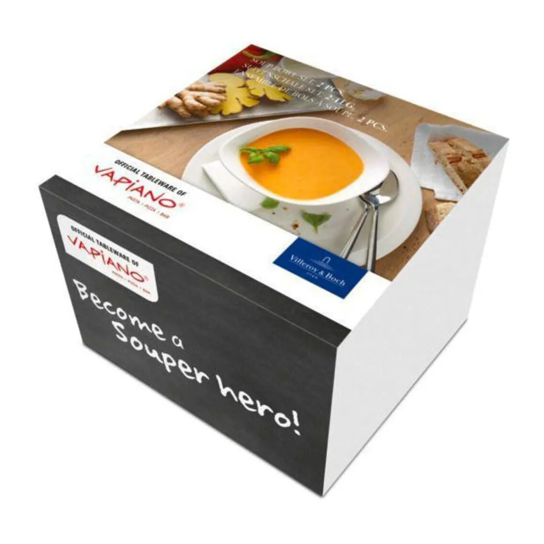 Geschirrsets 2 Personen<Villeroy & Boch Suppenschalen 2er-Set Vapiano weiß