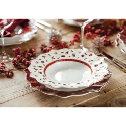 Weihnachten|Weihnachtsgeschirr<Villeroy & Boch Suppenteller weiss Toy's Delight