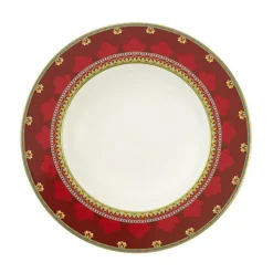 Suppenteller<Villeroy & Boch Suppenteller 24cm Samarkand Rubin