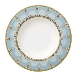 Suppenteller<Villeroy & Boch Suppenteller 24cm Samarkand Aquamarin
