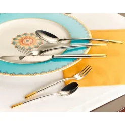 Villeroy & Boch Tafelbesteck-Set 30-tlg. Ella teilvergoldet