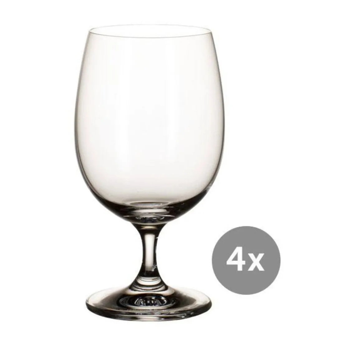 Wassergläsersets|Gläser Set<Villeroy & Boch Wasserkelch 4er-Set La Divina klar