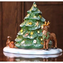 Weihnachten|Weihnachtsgeschirr<Villeroy & Boch Weihnachtsbaum mit Waldtieren Christmas Toy's