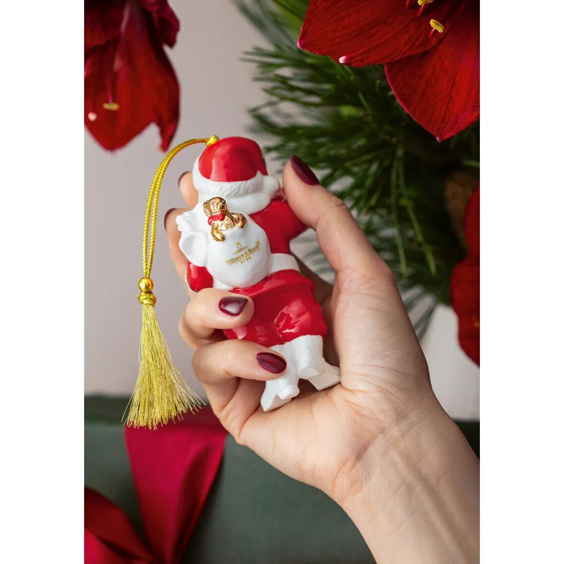 Villeroy & Boch Weihnachtsornament Santa 10 cm Christmas Classics