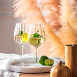 Villeroy & Boch Weissweinkelch Set 4-tlg Rose Garden