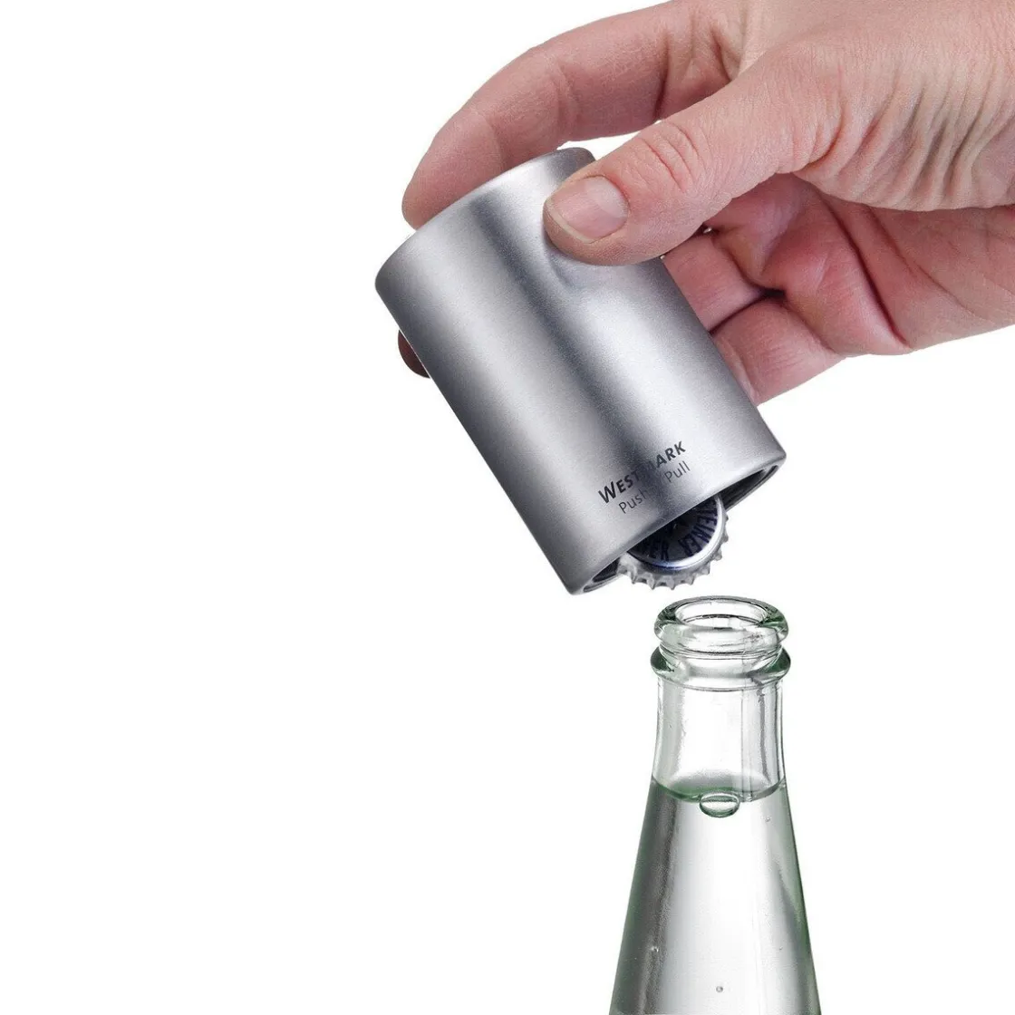 Messer & Co. Entdecken<Westmark Flaschenöffner Push & Pull 8 cm silber