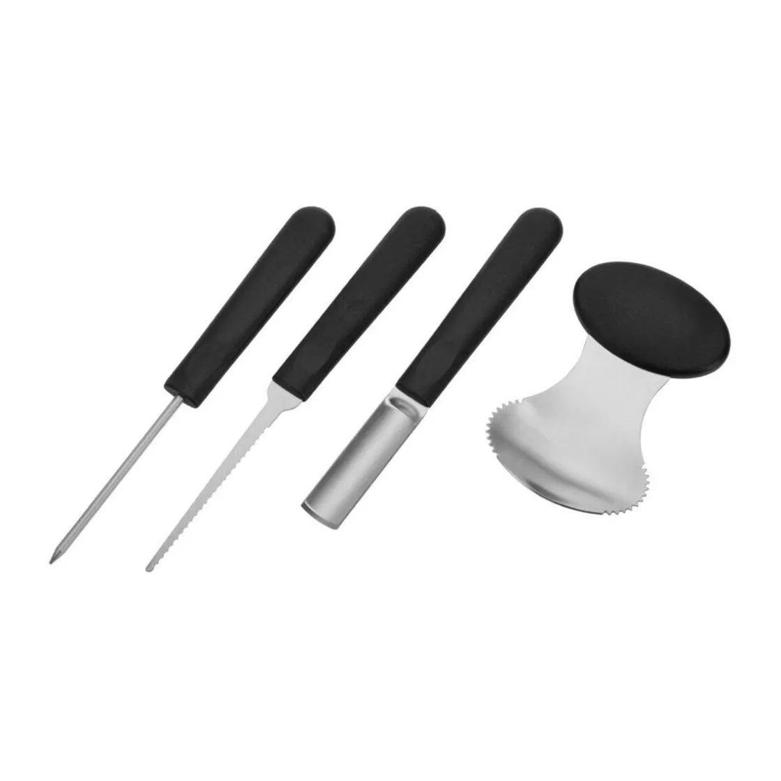 Westmark Kürbis-Schnitz-Set 4-tlg. schwarz