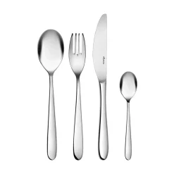 Besteck Set 6 Personen<Wilkens Besteck-Set mit Kassette 24-tlg. Rotondo Edelstahl poliert