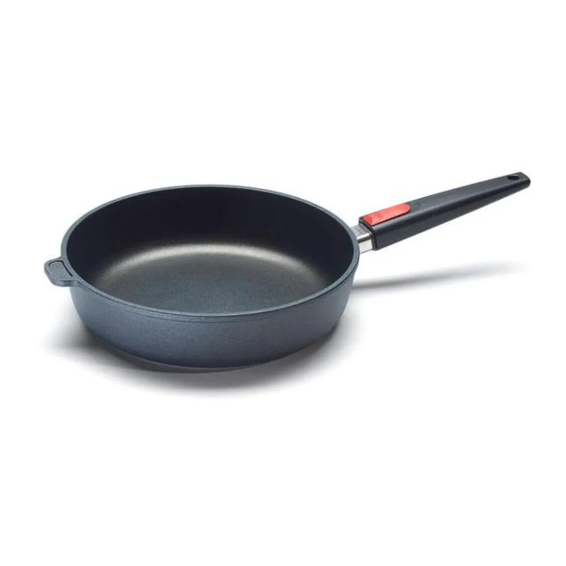 Winterküche<Woll Guss-Hochrandpfanne 28 cm Titanium Nowo