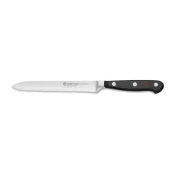 Messer & Co. Entdecken<Wüsthof Aufschnittmesser mit Wellenschliff Classic 14cm