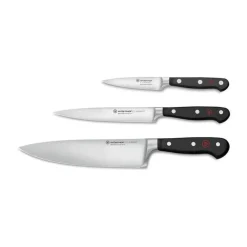 Messer & Co. Entdecken|Messersets<Wüsthof Messer-Set 3-tlg. Classic schwarz