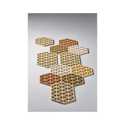 Untersetzer<Zone Denmark Untersetzer 16x14 cm Triangles Warm Sand