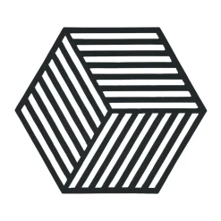 Zone Denmark Untersetzer 16x14 cm Hexagon Schwarz