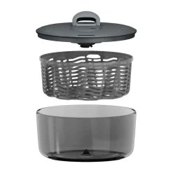 Messer & Co. Entdecken|Salatschleuder<Zyliss Salatschleuder 27 cm EasySpin edelstahl