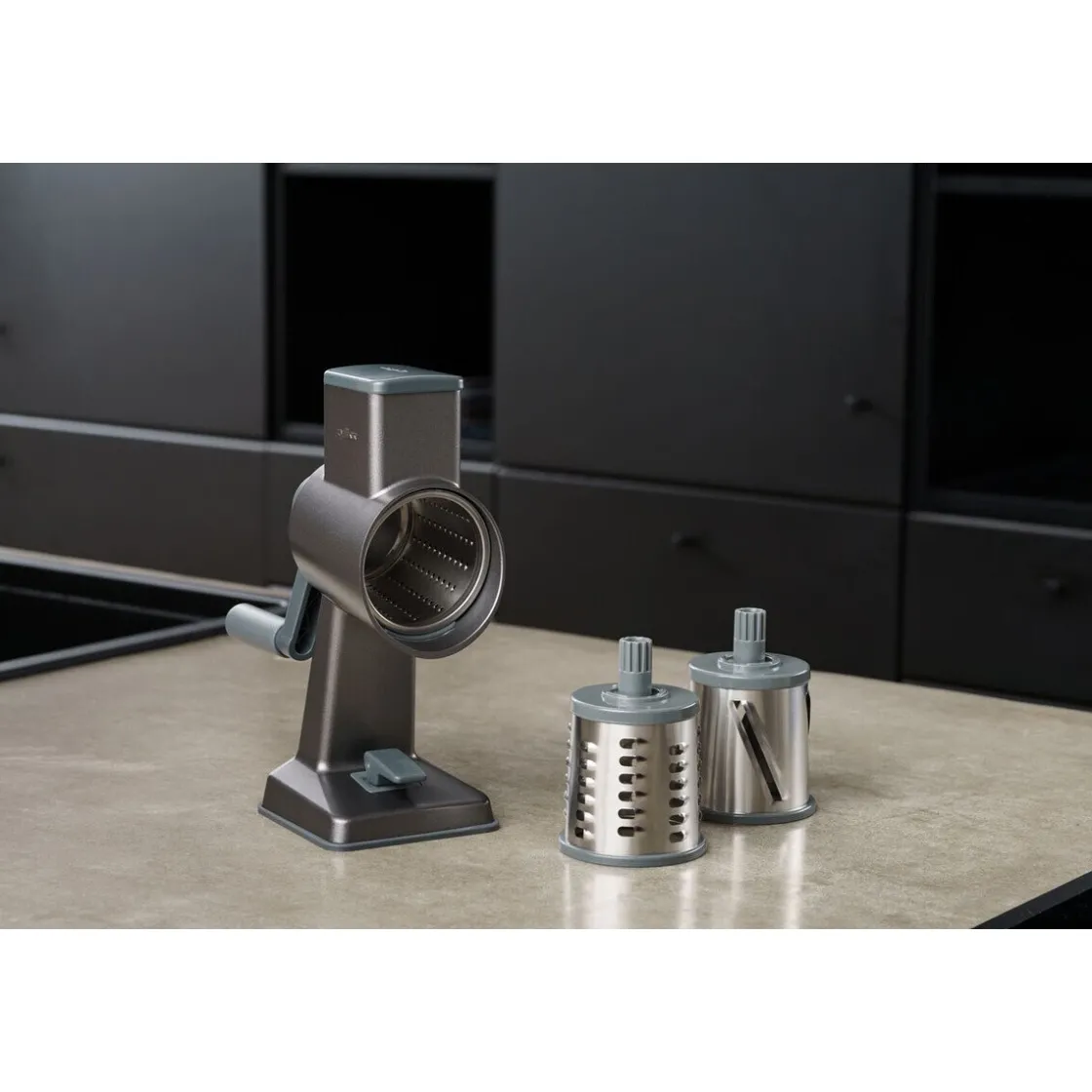 Zyliss Trommelreibe 4-tlg. Gourmet schwarz